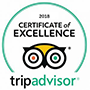 Trip Advisor - Certificate of Excellence