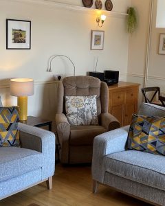 recliner chair in sitting room